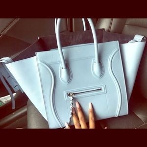 Baby Blue Celine Large Phantom Bag